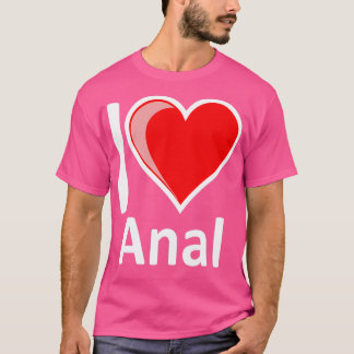 T-shirt Rude I Love Anal Merchandise Secret Père Noël Vale