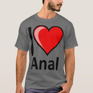 T-shirt Rude I Love Anal Merchandise Secret Père Noël Vale