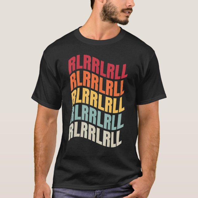 T-shirt Rudiments de batterie Batteur Tambours Paradiddle  (Devant)