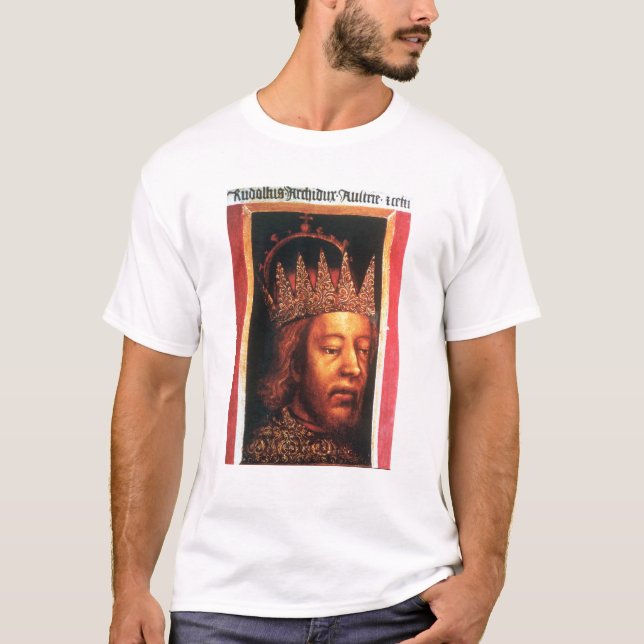 T-shirt Rudolf IV, empereur de l'Autriche et le Tyrol, (Devant)