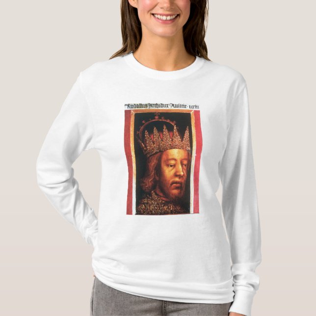 T-shirt Rudolf IV, empereur de l'Autriche et le Tyrol, (Devant)