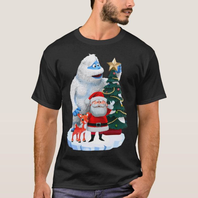 T-shirt Rudolph Bumble Et Père Noël (Devant)