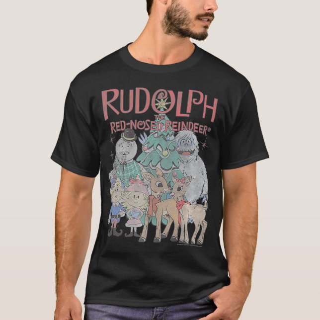 T-shirt Rudolph le RedNosed Reindeer Noël spécial Gr (Devant)