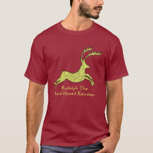 T-shirt Rudolph, le renne à nez rouge