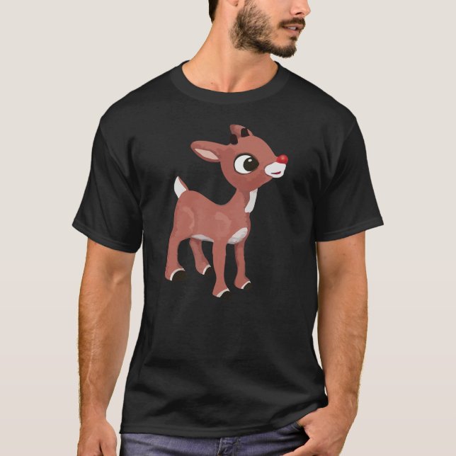 T-shirt Rudolph Red Nosed Reindeer Pajamas de Noël Hommes (Devant)