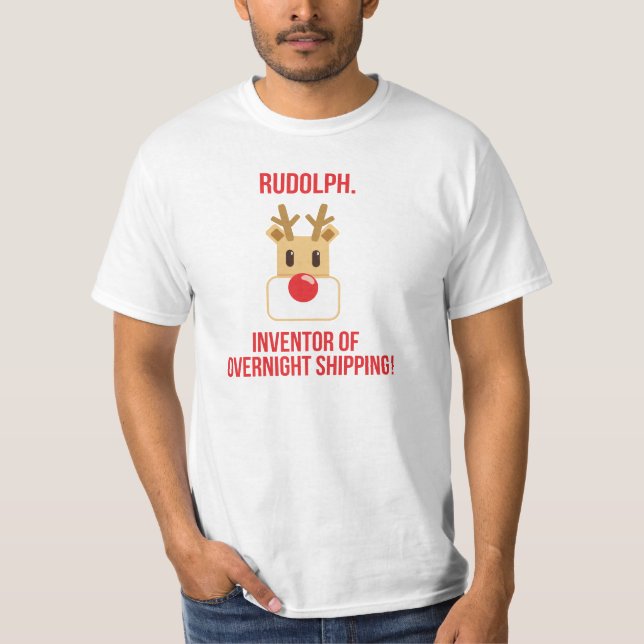 T-shirt Rudolph Reindee Fun Hiver (Devant)