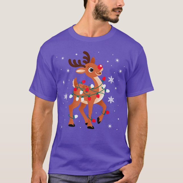 T-shirt Rudolph The Red Nose Reindeer for Kids and Christm (Devant)