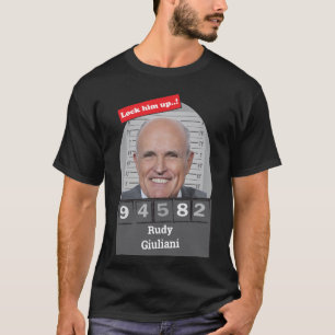 T-shirt Rudy Giuliani Satirique Mugshot Fun Localisez-Le