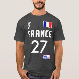 T-shirt Rudy Gobert ))( 2021 France Basketball Team Jerse
