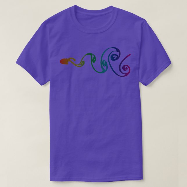 T-shirt Rue colorée Vortex (Design devant)