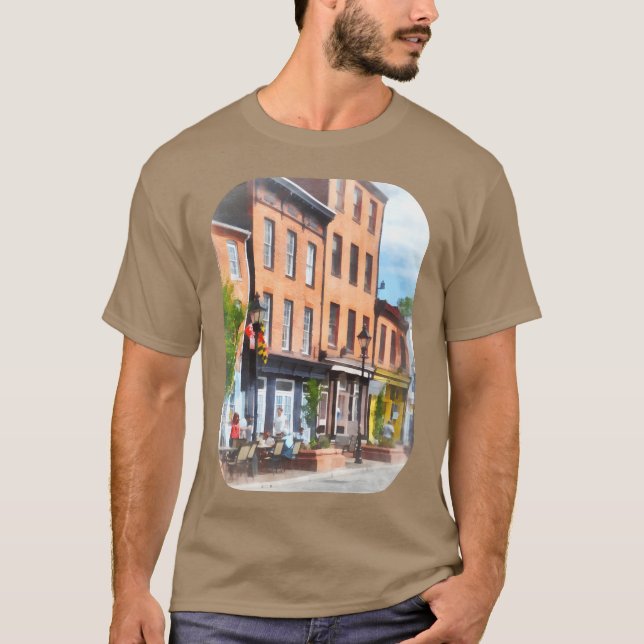 T-shirt Rue de Fells Point rétro (Devant)