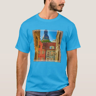 T-shirt Rue de la vieille ville  Estonie