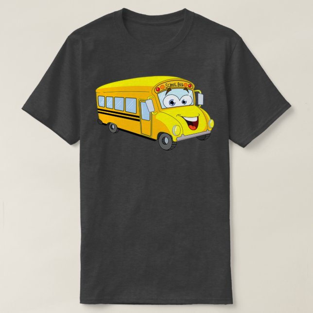T-shirt Rue De L'École En Bus 5 (Design devant)