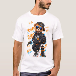 T-shirt Rue de l'ours roi Streetwear