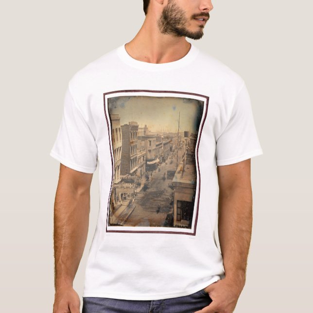 T-shirt Rue de Sacramento - version renversée (40089) (Devant)