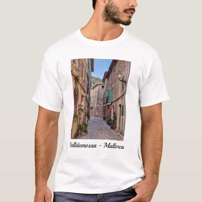 T-shirt Rue étroite dans le village de Valldemossa - Mallo (Devant)