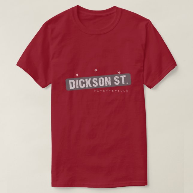 T-shirt Rue Fayetteville Arkansas de Dickson (Design devant)