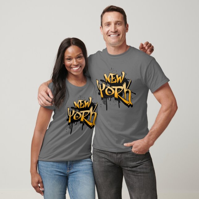 T-shirt Rue New York Graffiti (Unisexe)