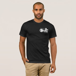 T-shirt Rue pour autoguider le logo blanc