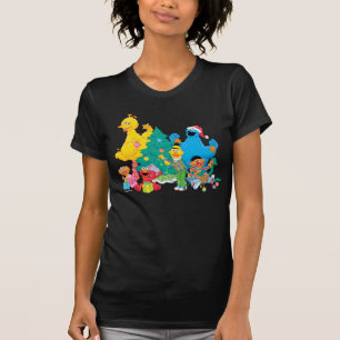 T-shirt Rue Sésame Amis de Noël