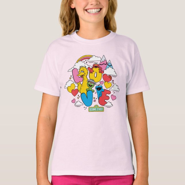 T-shirt Rue Sésame | Amour (Devant)