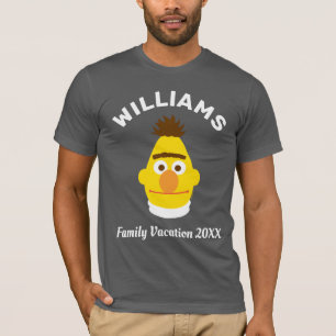 T-shirt Rue Sésame Bert Famille Vacances