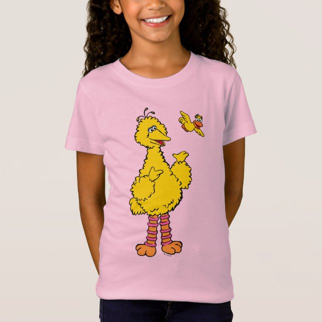 T-Shirt Rue Sésame | Big Bird & Little Bird (Devant)