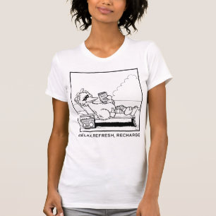 T-shirt Rue Sésame   Big Bird Relax Refresh Recharge