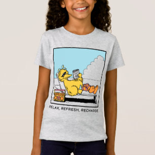 T-Shirt Rue Sésame   Big Bird Relax Refresh Recharge