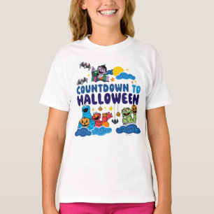 T-shirt Rue Sésame   Compte à rebours pour Halloween