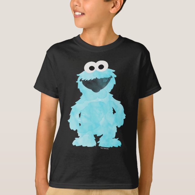 T-shirt Rue Sésame | Cookie Monster (Devant)