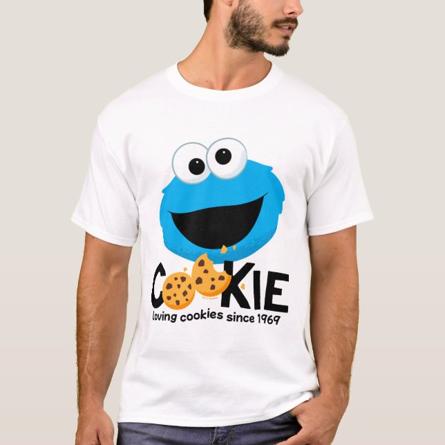 T-shirt Rue Sésame | Cookie Monster Lookies (Devant)