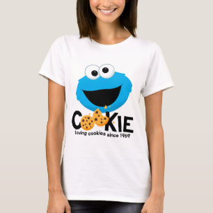 T-shirt Rue Sésame Cookie Monster Lookies