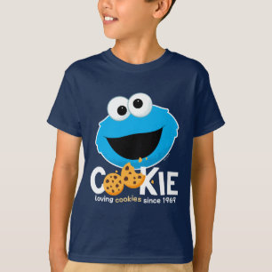 T-shirt Rue Sésame Cookie Monster Lookies