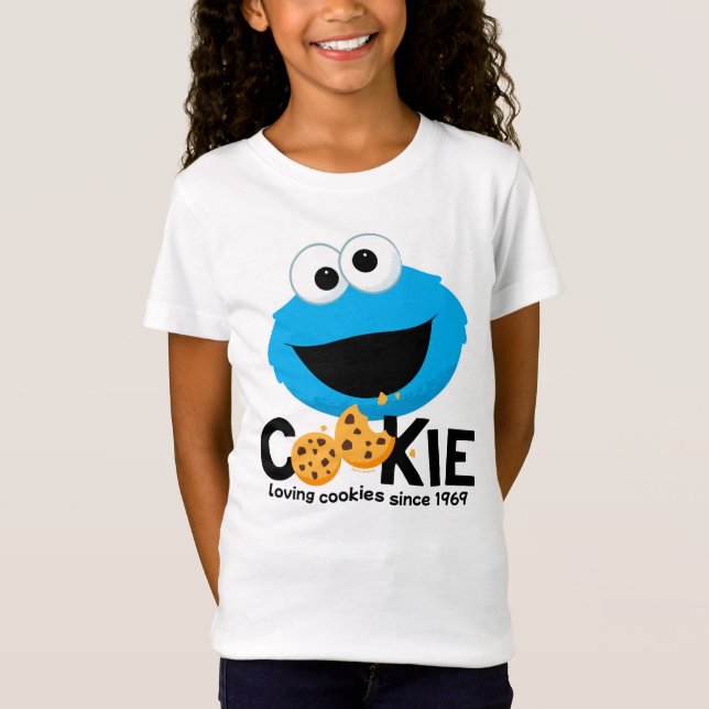 T-Shirt Rue Sésame | Cookie Monster Lookies (Devant)