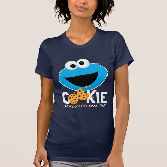 T-shirt Rue Sésame | Cookie Monster Lookies (Devant)