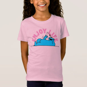T-Shirt Rue Sésame   Cookies Monster Enjoy Life