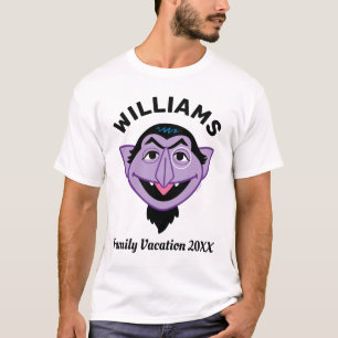 T-shirt Rue Sésame Count Vacances familiales