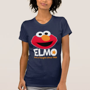 T-shirt Rue Sésame Elmo Beaucoup de rires depuis 1984