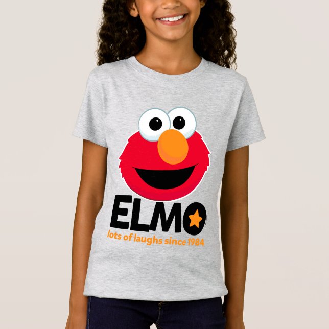 T-Shirt Rue Sésame | Elmo Beaucoup de rires depuis 1984 (Devant)