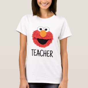 T-shirt Rue Sésame   Elmo Face Teacher
