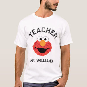 T-shirt Rue Sésame Elmo Face Teacher