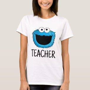 T-shirt Rue Sésame   Enseignant de Cookie Monster