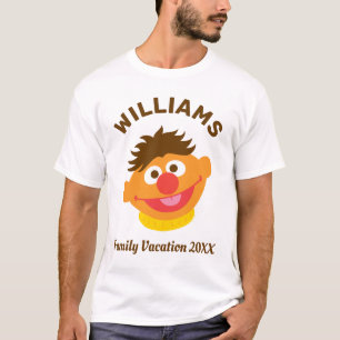 T-shirt Rue Sésame Ernie Famille Vacances