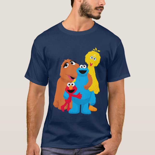 T-shirt Rue Sésame | Groupe Hug (Devant)