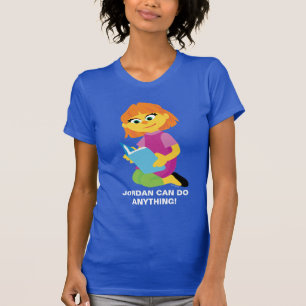 T-shirt Rue Sésame   Julia lit un livre