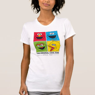 T-shirt Rue Sésame   Les enfants cool originaux