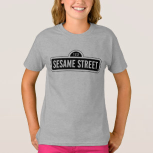 T-shirt Rue Sésame Logo B&W