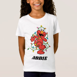 T-Shirt Rue Sésame Lumières de Noël Elmo