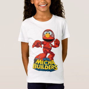 T-Shirt Rue Sésame   Méca Builders Elmo En Action
